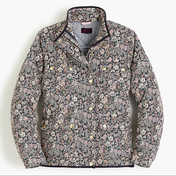 Sold J. Crew Liberty Quilted Downtown Field Jacket - Picture 8 of 8